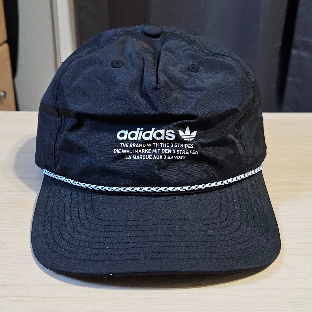 Adidas Black Strapback Cap